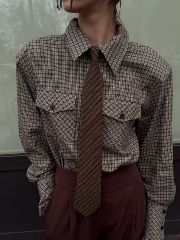 Krawat Cozy Brown